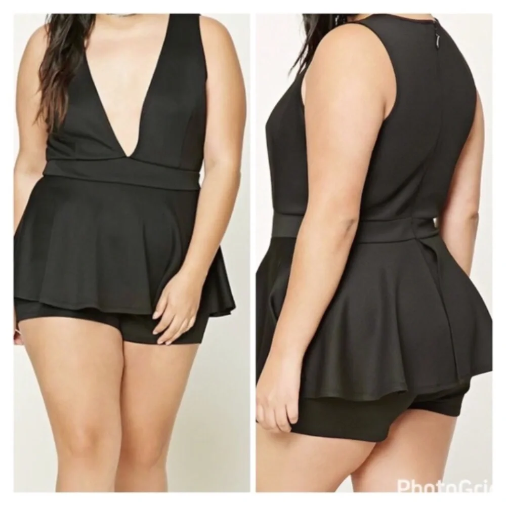 sexy plus romper 0X new w/o tags